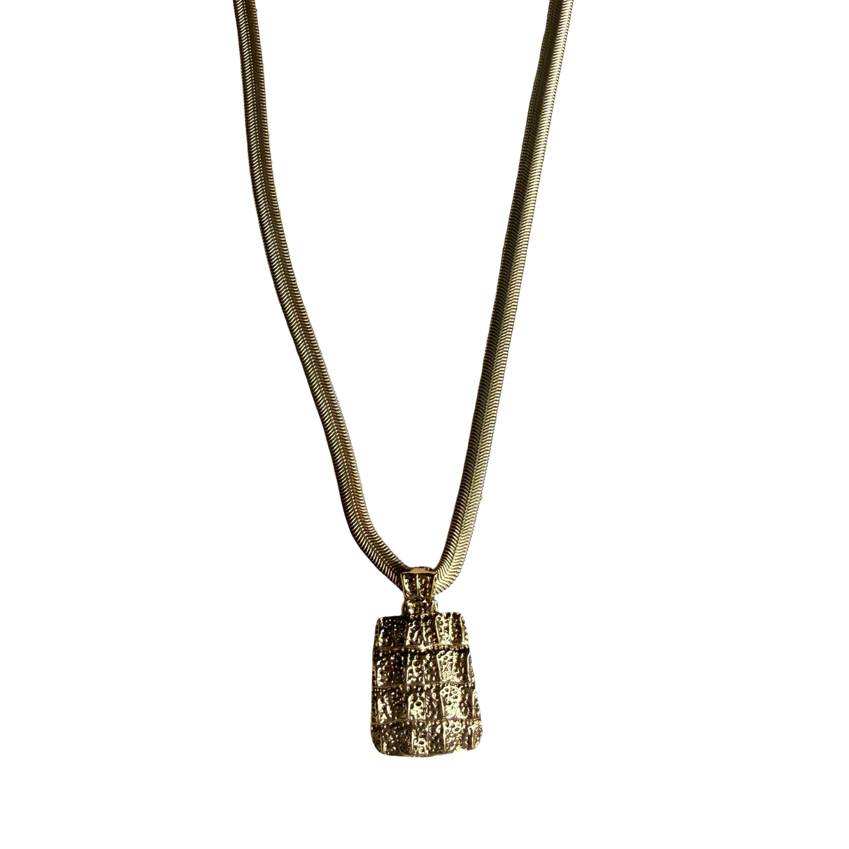 Yves Saint Laurent Vintage Rare Snake Chain Pendant