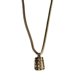 Yves Saint Laurent Vintage Rare Snake Chain Pendant