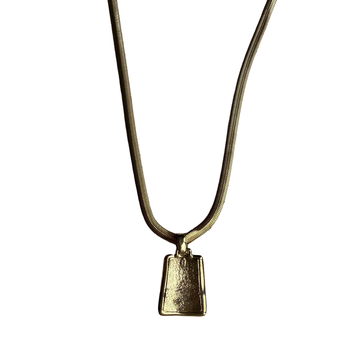 Yves Saint Laurent Vintage Rare Snake Chain Pendant