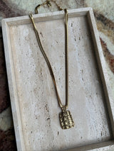 Yves Saint Laurent Vintage Rare Snake Chain Pendant
