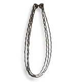 Yves Saint Laurent Vintage Tiered Necklace silver 1980s three chain 