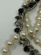 Moschino 30th Aniversar Faux Pearl Chain Necklace Archivio