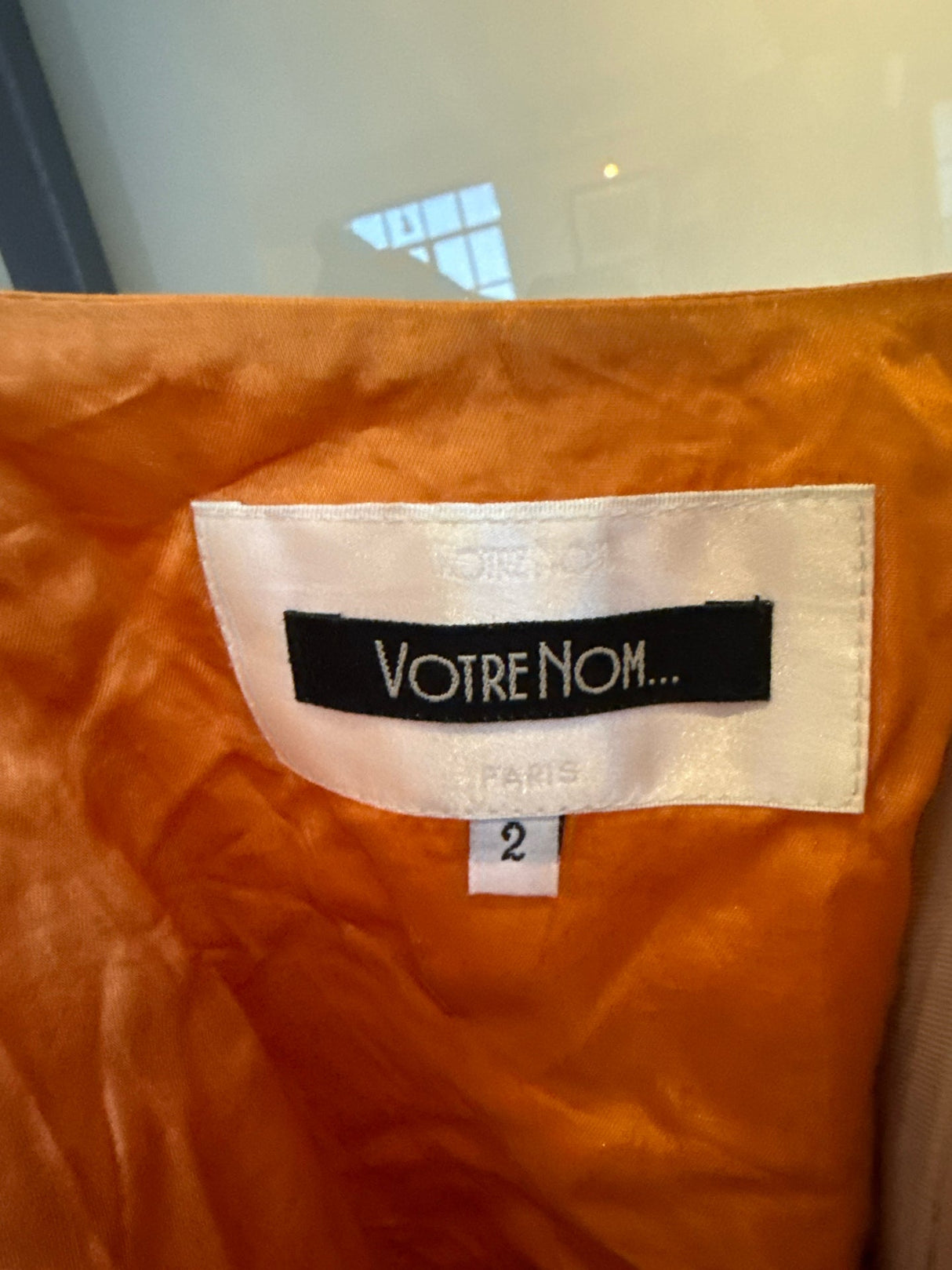 VotreNom Yellow Crushed Velvet Fitted Vest
