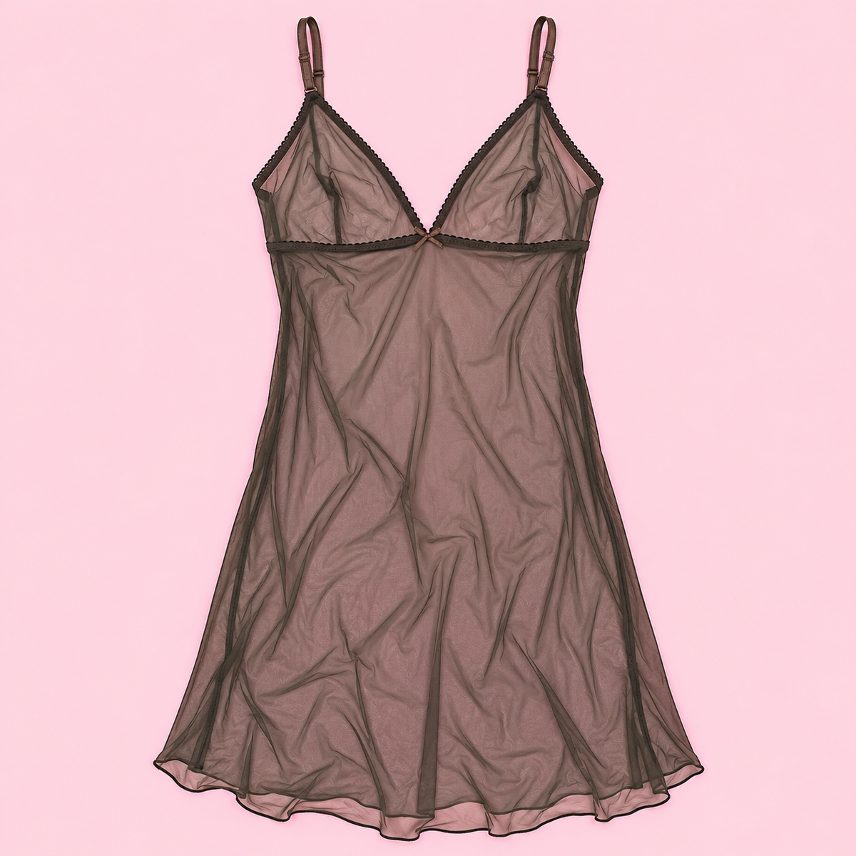 Dolce & Gabbana Underwear Sheer Mesh Slip Dress