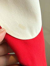 Moschino Red & Black Polka Dot Jacket The Nanny
