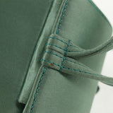 #48 Gucci Horsebit Backpack Satin Turquoise Blue Gold