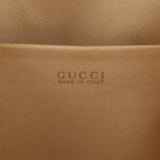 #48 Gucci Horsebit Backpack Satin Turquoise Blue Gold