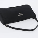 Prada Nylon Pochette Black