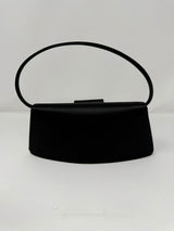 Christian Lacroix Black Silk Satin Evening Bag