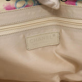 #63 Chanel New Travel Line Hawaii Exclusive Tote Bag Cotton White