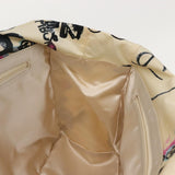 #63 Chanel New Travel Line Hawaii Exclusive Tote Bag Cotton White