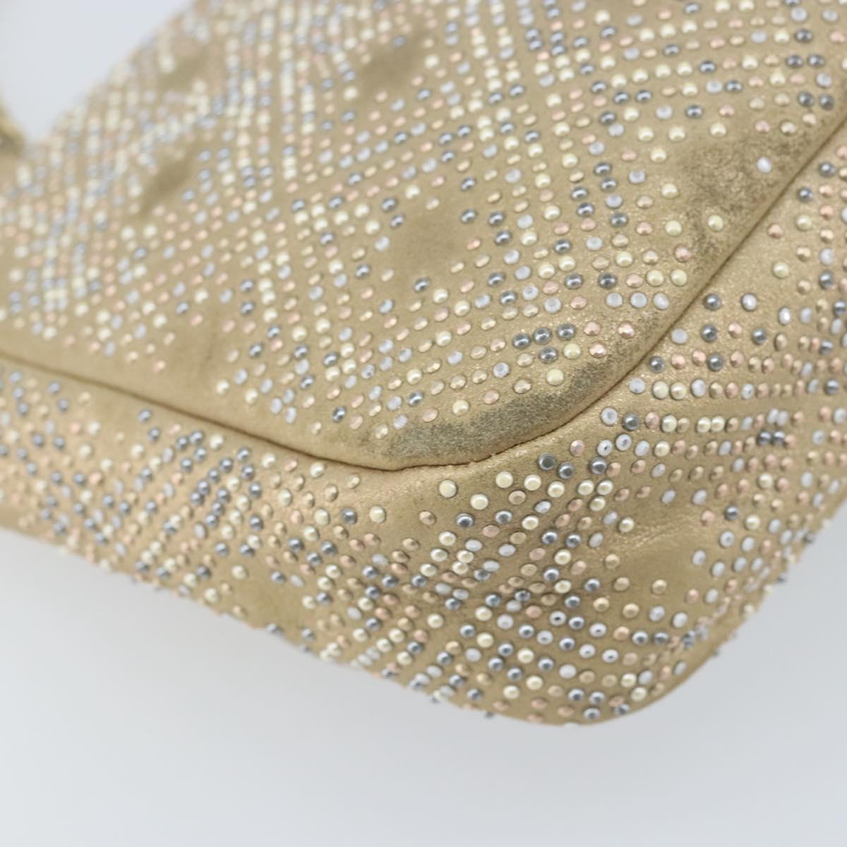 Chanel Embellished Gold Flap Bag