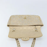 Chanel Embellished Gold Flap Bag