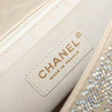Chanel Embellished Gold Flap Bag