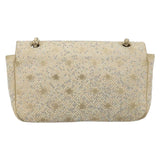 Chanel Embellished Gold Flap Bag