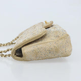 Chanel Embellished Gold Flap Bag
