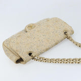 Chanel Embellished Gold Flap Bag