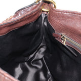 Miu Miu Studded Matelassé Leather Hobo Bag