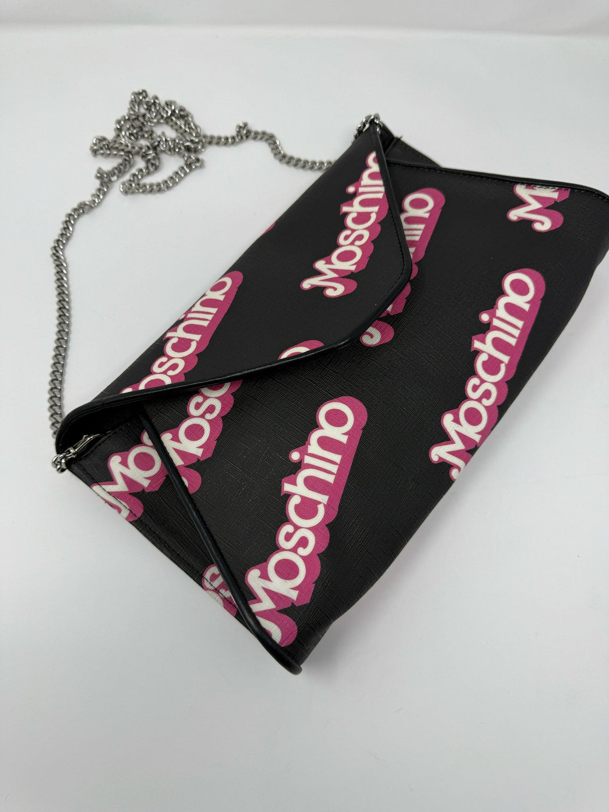 Moschino Pink & Black Barbie Shoulder Bag / Clutch