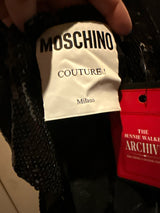 Moschino Black & White Sequin Skater Dress