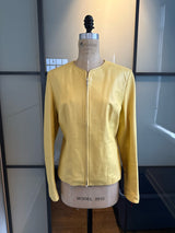 Solsona Leather Zip Front Jacket Vintage