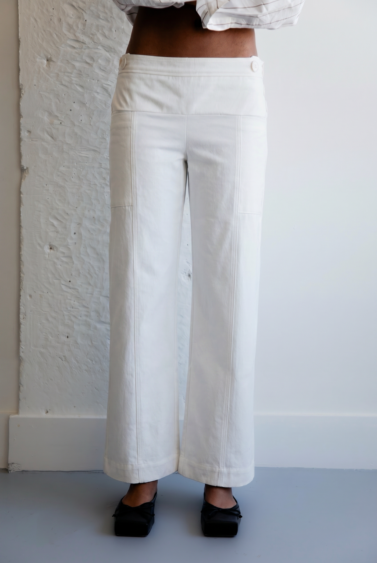 Bone straight leg pants