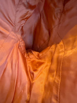 Moschino Cheap & Chic Size 8 Orange & Black Wool Jacket