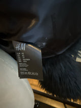 Moschino x H&M Black Faux Fur Coat