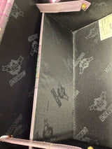 Moschino Pink Velvet Flower 2000 Box Bag