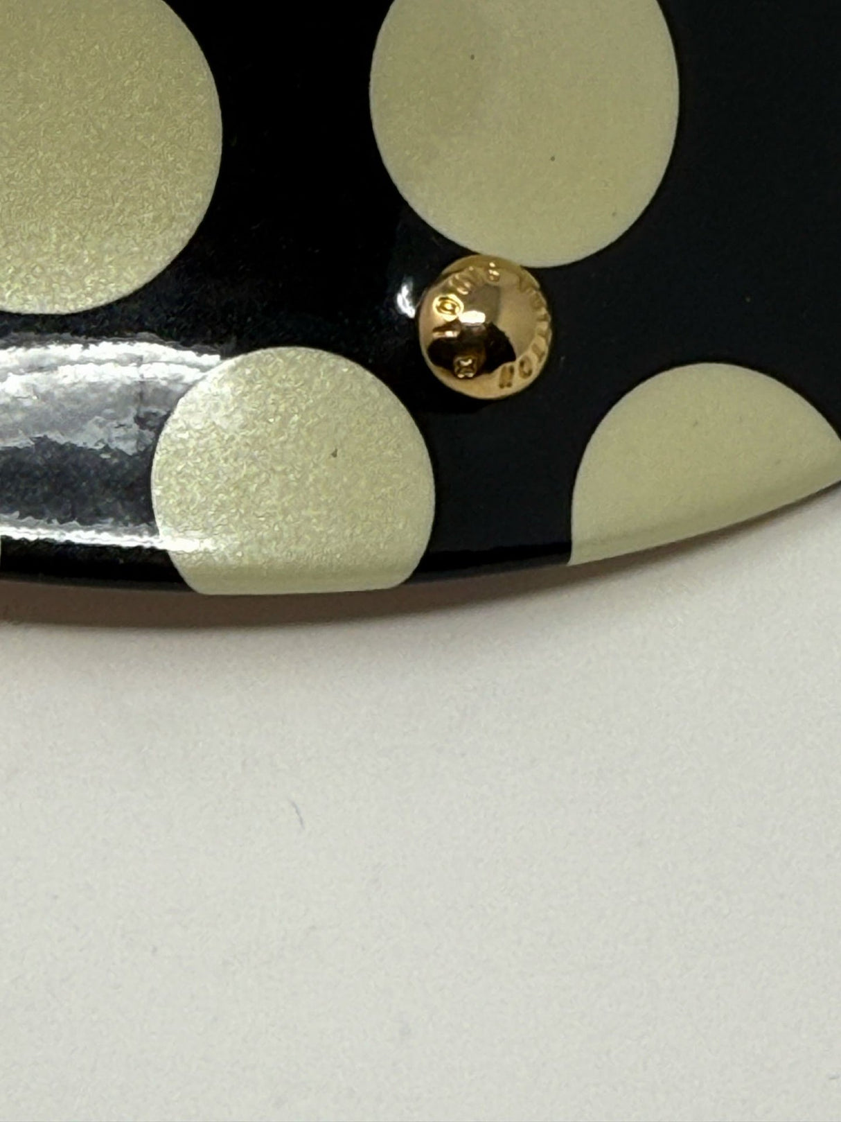 Louis Vuitton x Yayoi Kusama Black & White Polka Dot Peter Pan Collar Choker