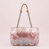 Prada Pink Iridescent Sequin Shoulder Bag