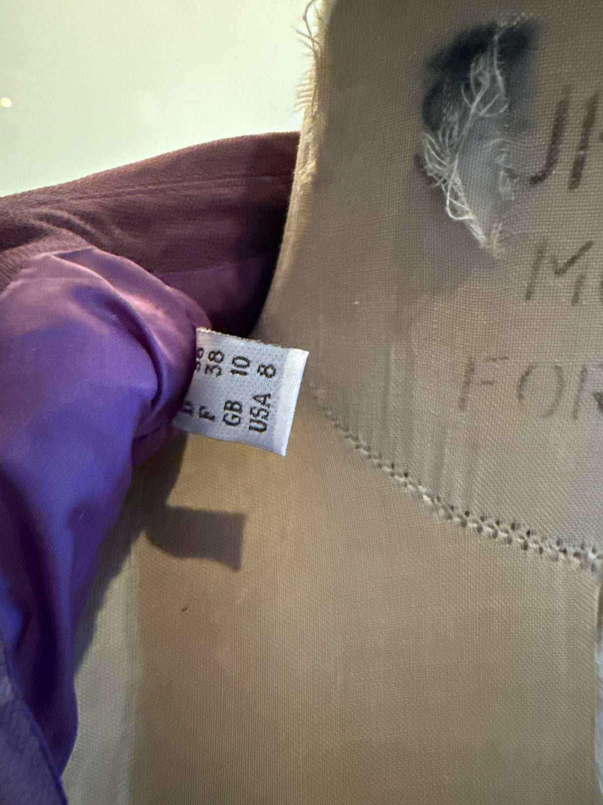 Moschino Purle & Black Energy in Motion Jacket