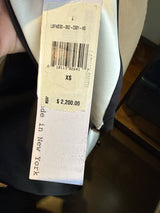 LaQuan Smith Size XS Black & White Tuxedo Dress NWT