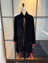 Bakesha Black Crushed Velvet Jacket
