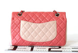 Chanel Pink Colorblock Matelassé Quilted Lambskin Chain Shoulder Bag