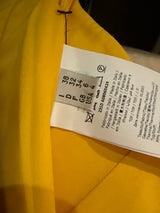 Moschino Size 4 Yellow Lace up Corset