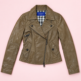 Burberry London Leather Biker Jacket