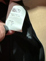 Moschino Size 8 Black & White Wool 3/4 Sleeve Coat