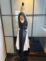 Ohne Title Size 2 Black & White Leather Dress