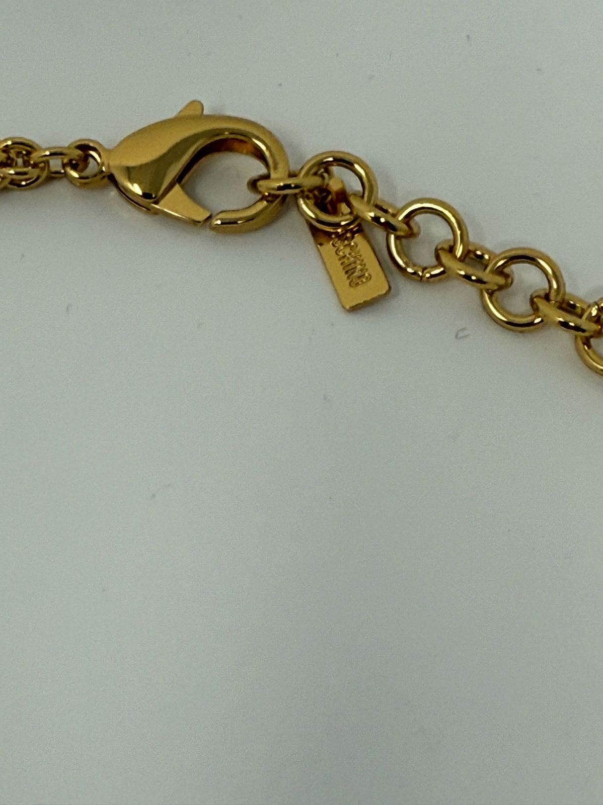 Moschino Knife Fork Spoon Utensils Pendent Necklace