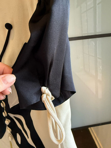 Moschino Cheap & Chic Ivory & Black Butterfly Jacket