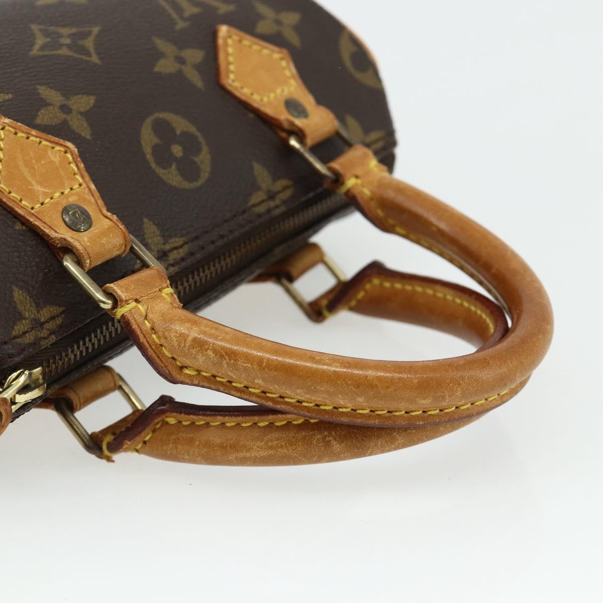 #17 Louis Vuitton Monogram Mini Speedy Hand Bag