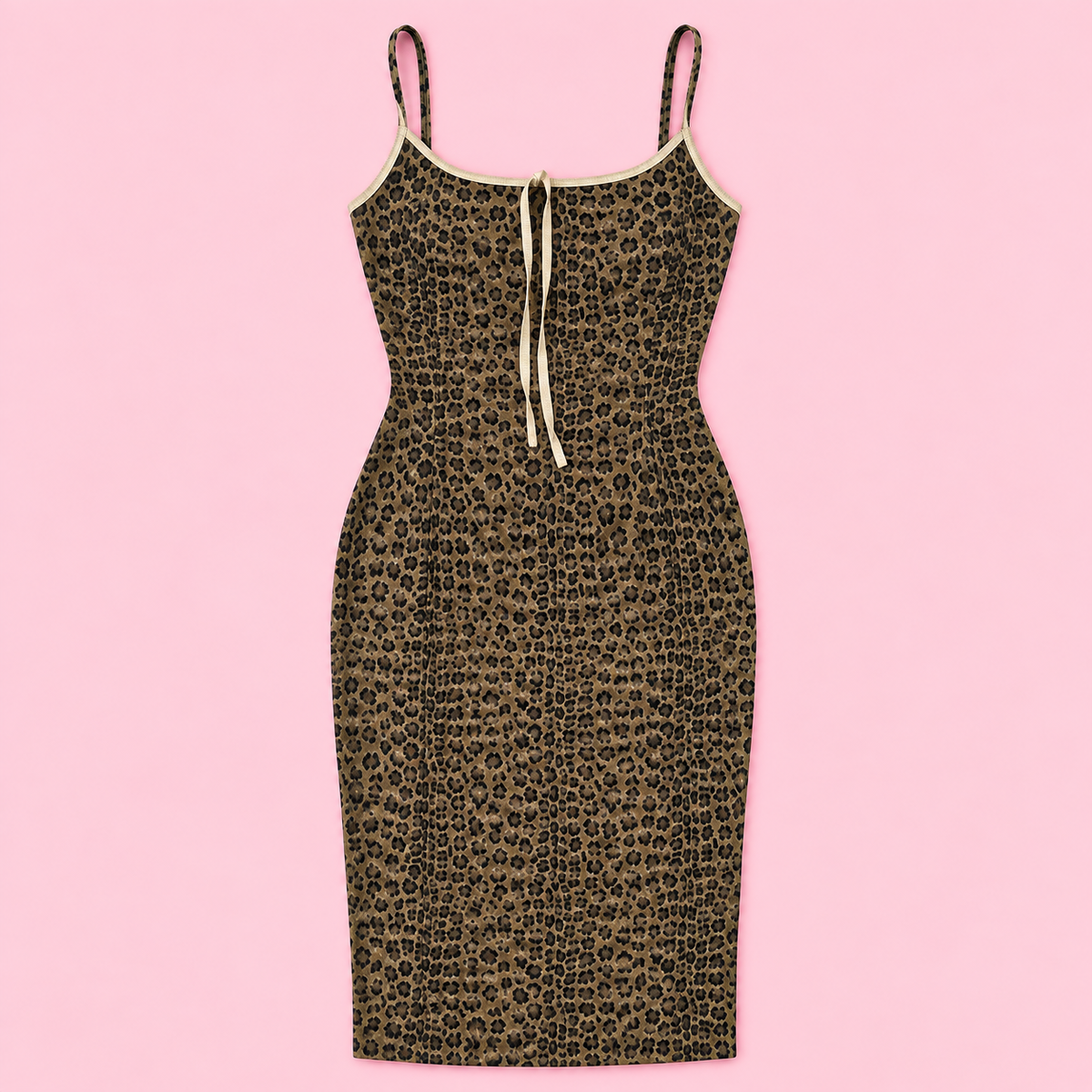 Fendi Leopard Print Midi Dress