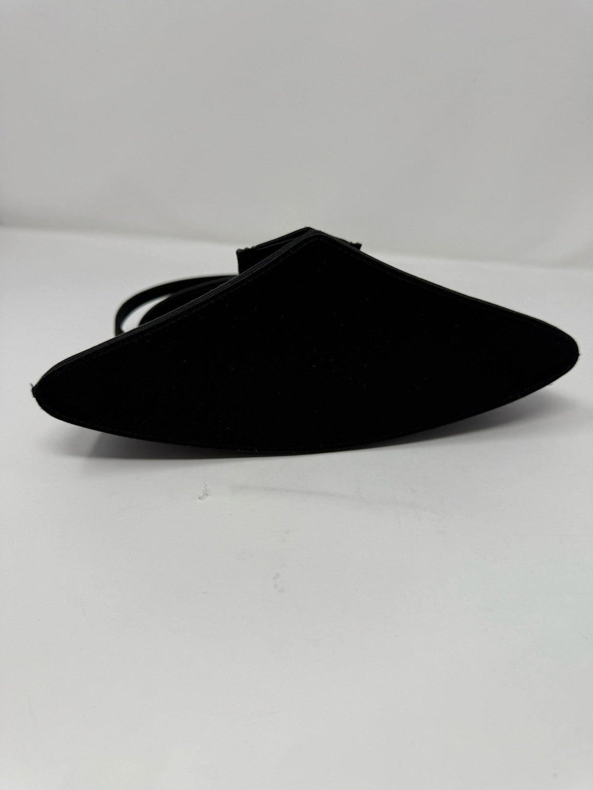 Christian Lacroix Black Silk Satin Evening Bag
