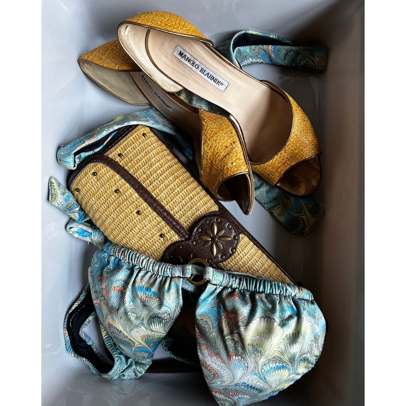 Issac Mizrahi Baguette Bag