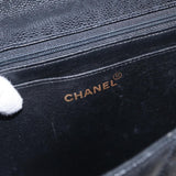 #54 Chanel Matelasse 30 Chain Shoulder Bag Caviar Skin Black Gold