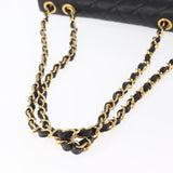 #54 Chanel Matelasse 30 Chain Shoulder Bag Caviar Skin Black Gold