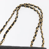 #54 Chanel Matelasse 30 Chain Shoulder Bag Caviar Skin Black Gold