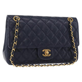 Chanel Double Flap Navy lambskin Gold Hardware SOLD custom order