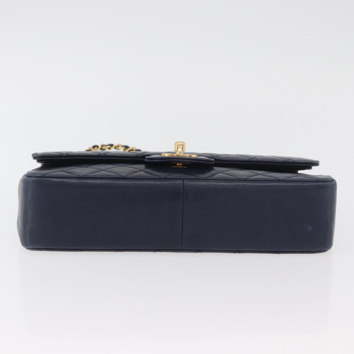 Chanel Double Flap Navy lambskin Gold Hardware SOLD custom order